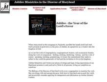Tablet Screenshot of jubilee.ang-md.org