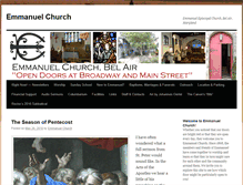 Tablet Screenshot of emmanuel.ang-md.org